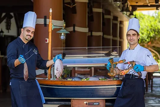 Fish and lobster
